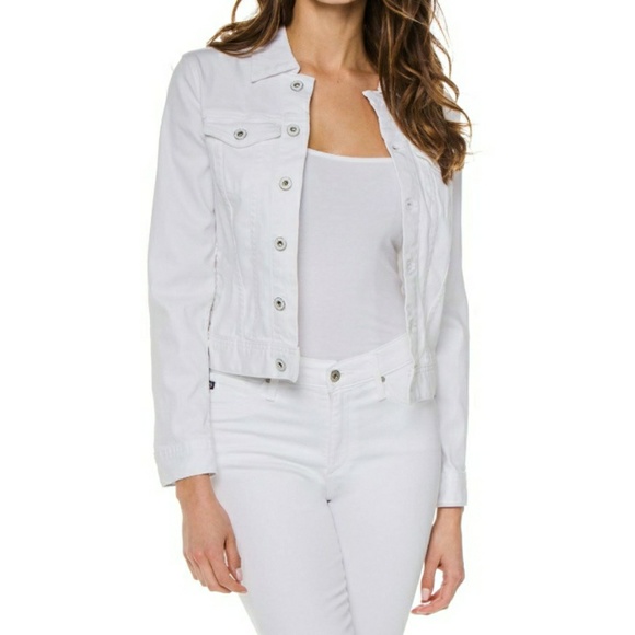 ag white denim jacket